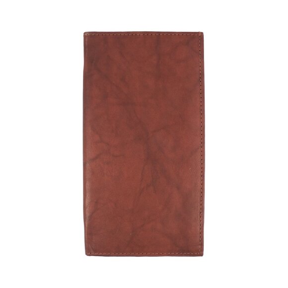 Genuine Leather Bifold Checkbook Cover - Picture 7 of 8